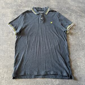 Aeropostale Polo Shirt Mens 2XL XXL Gray Preppy Embroidered Outdoors Golf Sports